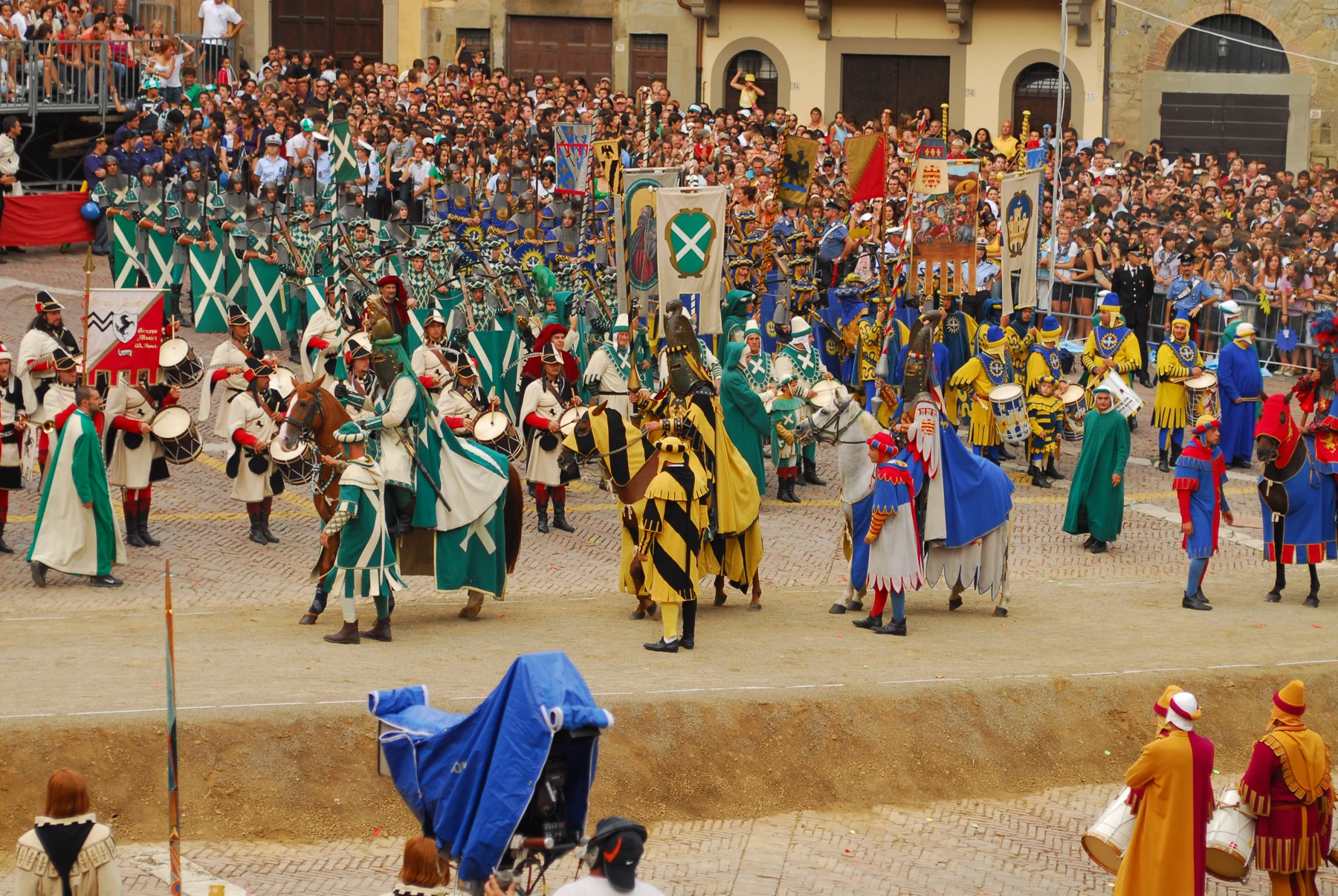Giostra del Saracino in Piazza Grande ad Arezzo